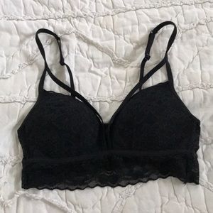 Victoria secret black lace bralette (XS)